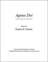 Agnus Dei SATB choral sheet music cover